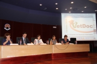 Un momento de la inauguracin del congreso en el Saln de Actos del Rectorado de la Universidad de Crdoba.