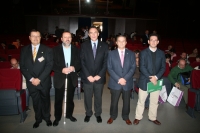 De izq a dcha, Francisco Padilla,Francisco Cobos, Jose Carlos Gmez,Rafael Gmez y Pablo Soto