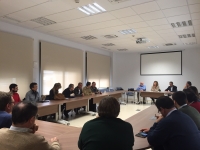 Un momento de la sesin celebrada ayer en la Facultad de Medicina y Enfermera.