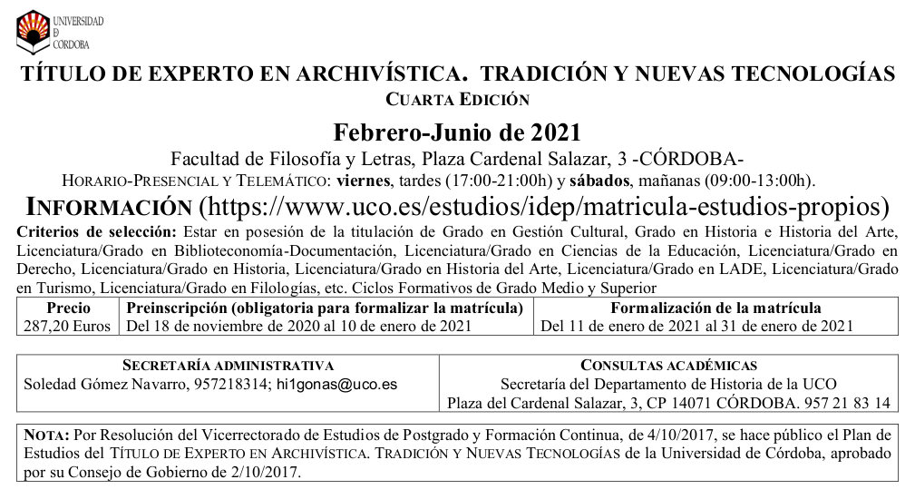 01 Información curso 2021