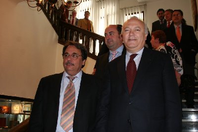 Miguel Angel Moratinos y Eugenio Domnguez presentan la Ctedra Unesco de la Universidad de Crdoba para la Resolucin de Conflictos