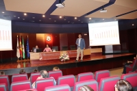 Alberto Marinas durante su intervencin en las jornadas