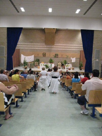 El grupo de teatro de la Ctedra Intergeneracional escenifica su montaje de ' Las arrecogias del Beaterio de Santa Maria Egipciaca' en la Prisin provincial