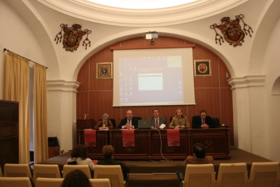 Un momento e la inauguracin del seminario