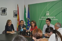 De izqda. a dcha., Carmen Blanco, Octavio Salazar, Manuela Gmez y Pablo Garca 