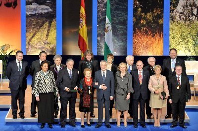 Carmen Galn y Manuel Torralbo reciben en Sevilla las Medallas de Andaluca