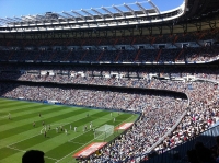 Imagen de archivo de un estadio de fútbol.